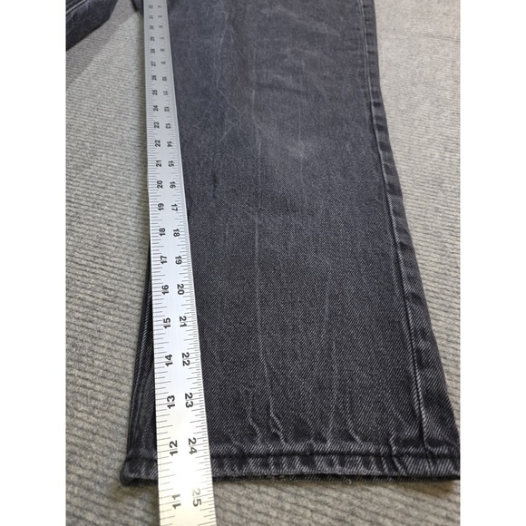 Old Navy Jeans Slouchy Straight Womens Size 12 High Rise Button Fly Distressed - Picture 6 of 12